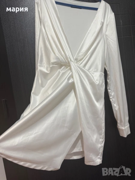 Нова сатенирана рокля Zara , снимка 1