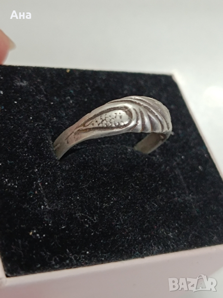 Сребърен пръстен ЖЛ71, снимка 1