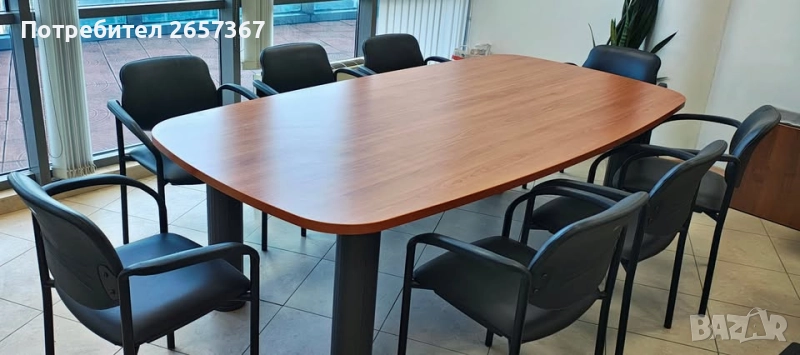 Масивна маса " Dromeas" и столове, снимка 1