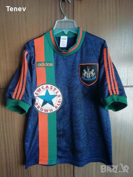 Newcastle United Adidas Vintage оригинална футболна тениска фланелка Нюкасъл Юнайтед 1997/1998 Away, снимка 1