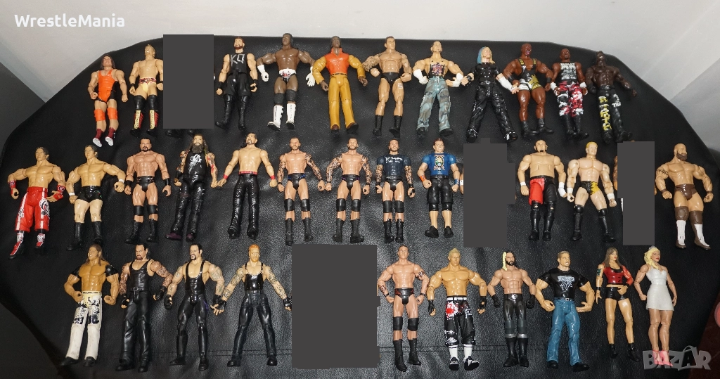 33 Кеч Фигури Lita/Lana/Test/D-Von Dudley/Samoa Joe/The Undertaker/Shane Douglas/The Miz/Seth Rollin, снимка 1