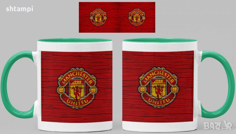 Чаша Манчестър Юнайтед Manchester United Керамична, снимка 1