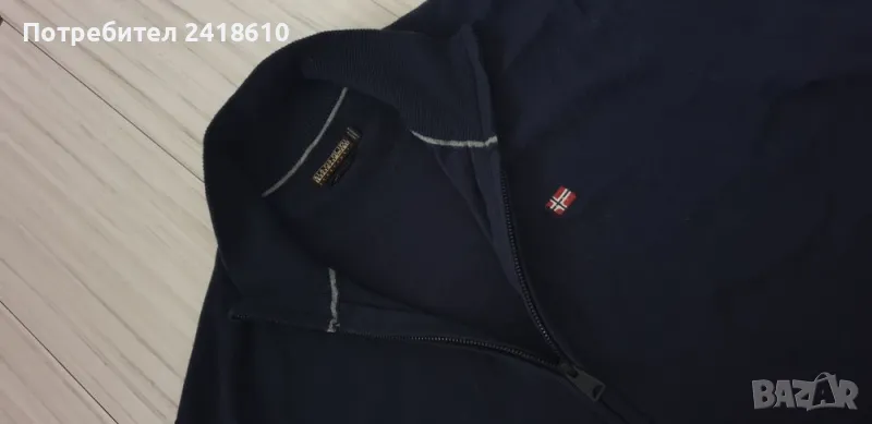 Napapijri Damavand Merino Wool Full Zip Cardigan Mens Size M НОВО! ОРИГИНАЛ!, снимка 1