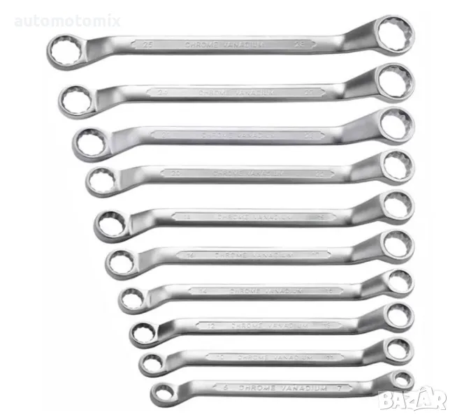 Ключ гаечен Лула 6-27мм 10 бр/комплект- 25134, снимка 1