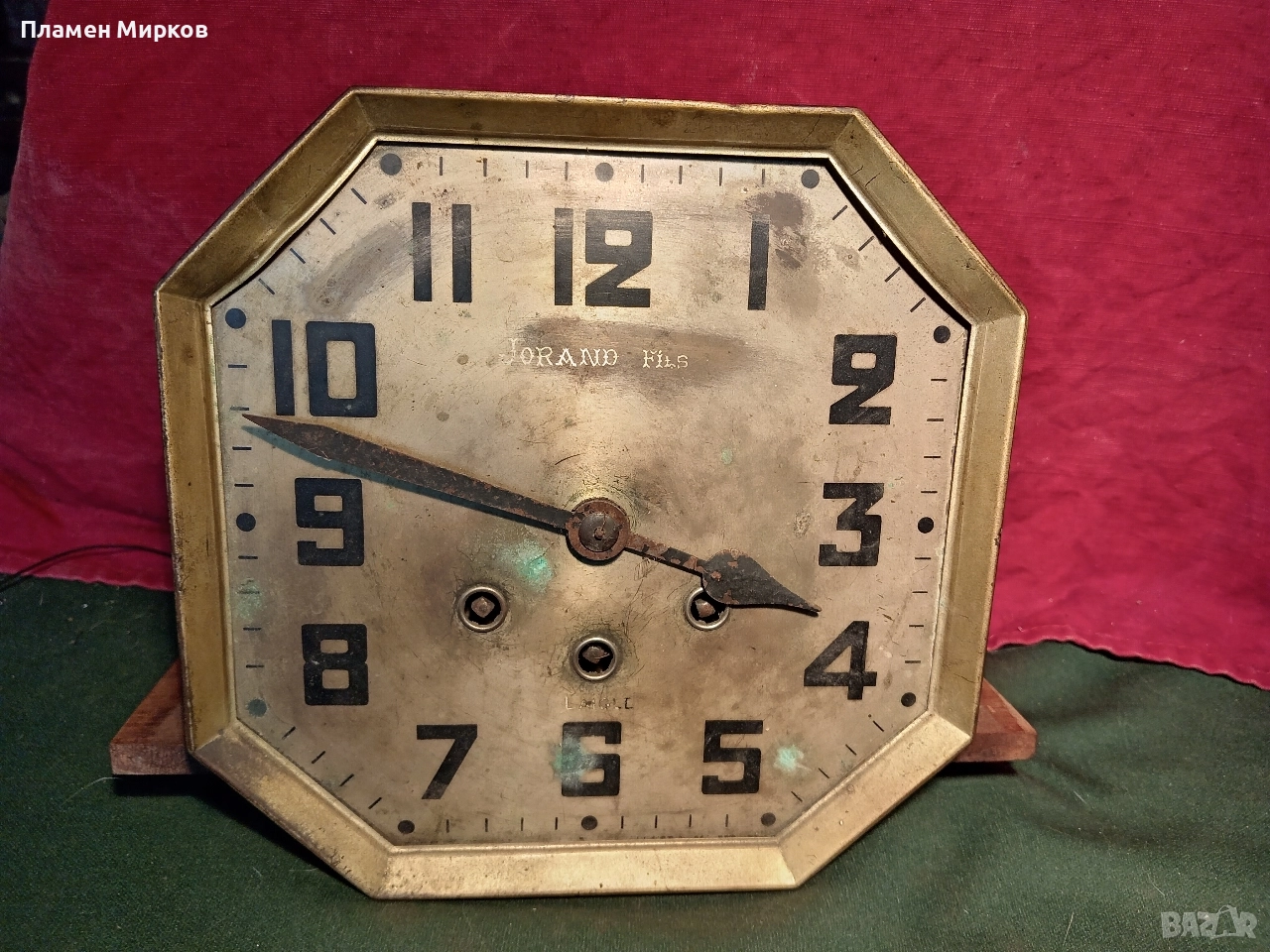 Механизъм от стар английски уестминстърски часовник, снимка 1