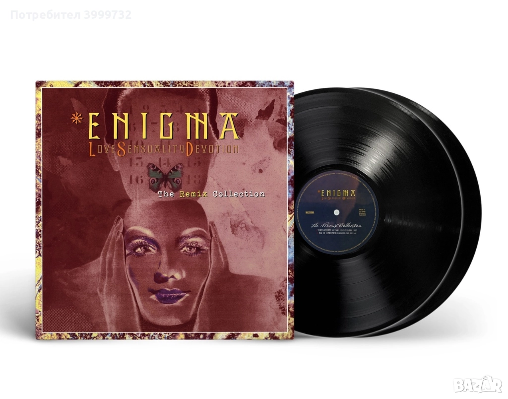 Нова запечатана двойна грамофонна плоча Enigma Love Sensuality Devotion (The Remix Collection), снимка 1