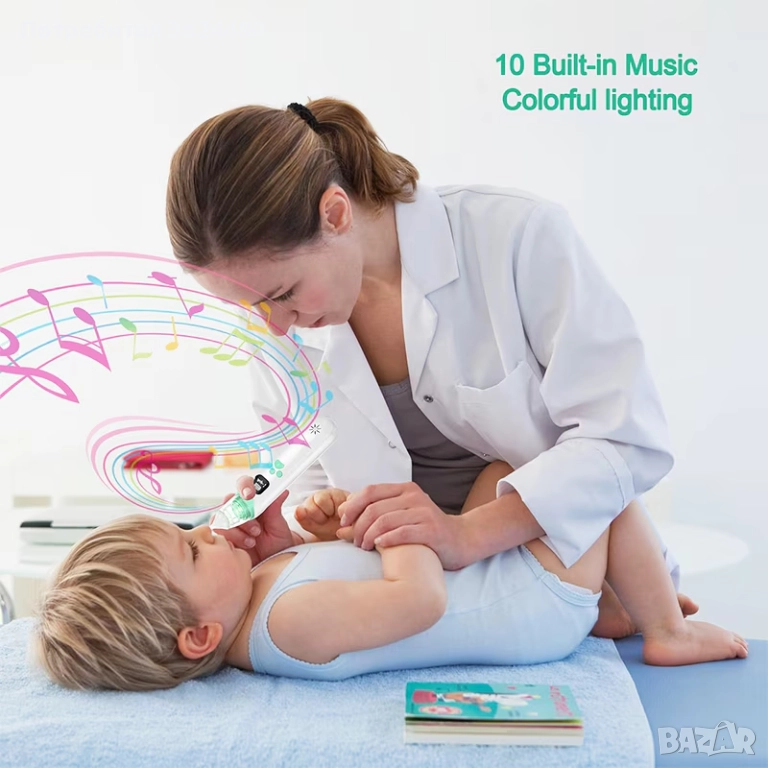 Бебешки Аспиратор за Нос с 3 Различни Накрайника 4688, снимка 1