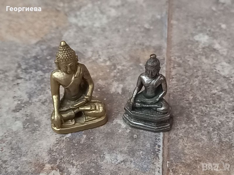 Две уникални миниатюри на Буда, снимка 1