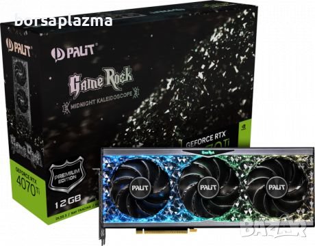 Видео карта Palit GeForce RTX 4070 Ti GameRock Premium - NED407TS19K9-1045G, снимка 1