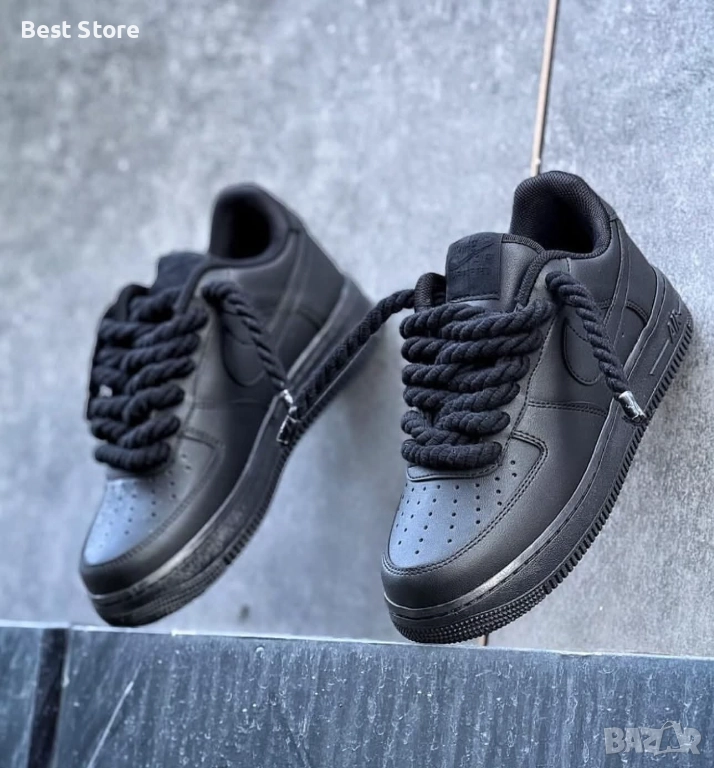 Nike Air Force Черни Маратонки 36-44 Номер , снимка 1