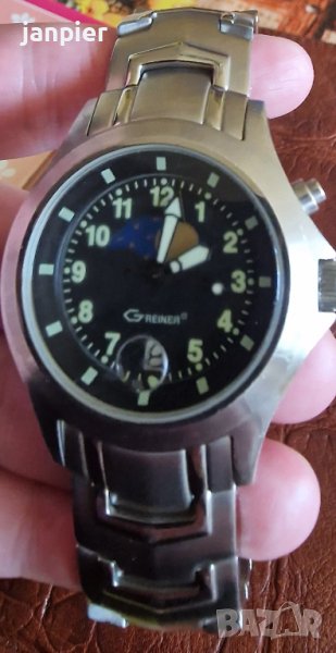 Мъжки масивен часовник "Greiner" 10ATM, снимка 1