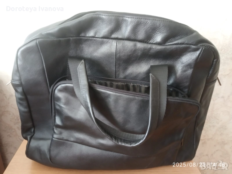 Кожена чанта /естествена кожа/, снимка 1