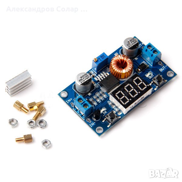 Dc-dc понижаващо,регулируемо захранване с волтмер 40v 5А, снимка 1