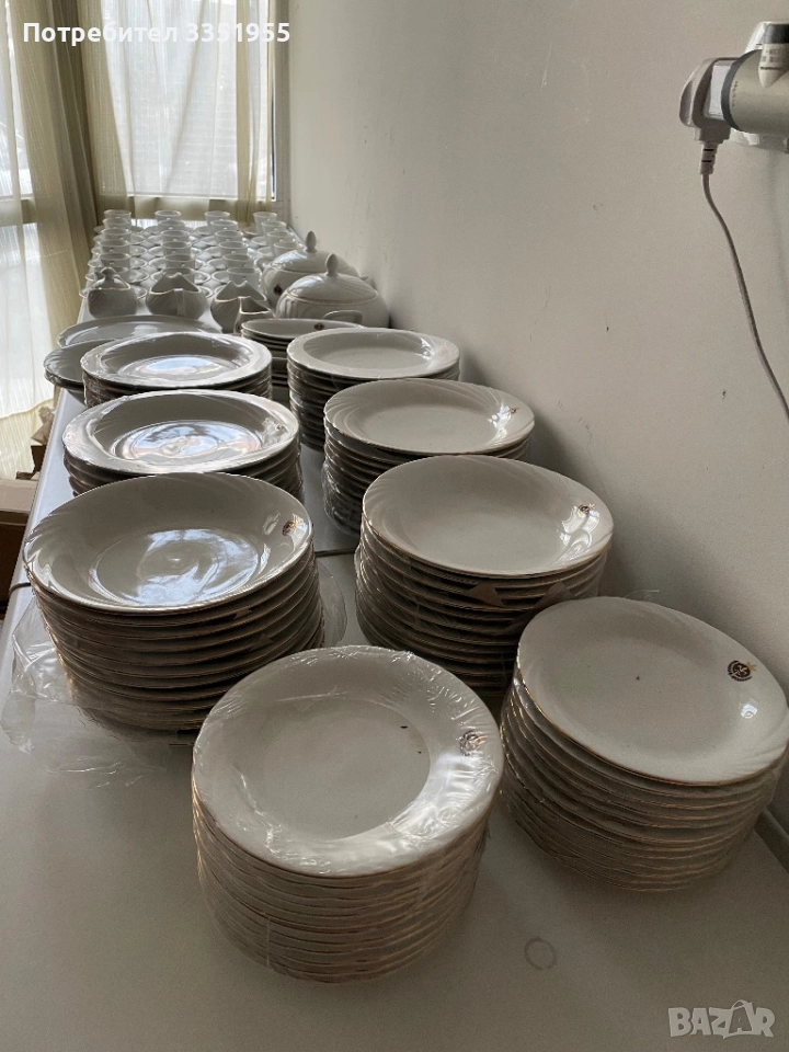 Сервиз за хранене костен порцелан, снимка 1