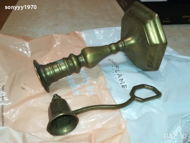 МЕД МЕСИНГ 2БР  ОТ ФРАНЦИЯ 1811241542, снимка 1