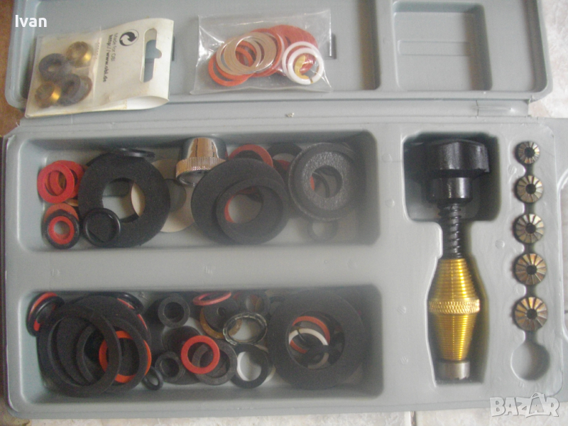 Нов Ремонтен комплект за водопроводни ремонти-немски-Екстрактор/Уплътнения за ВиК смесители/батерии, снимка 1