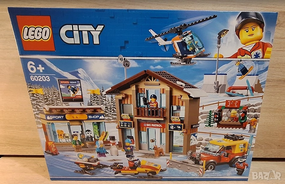 Чисто ново LEGO City/Лего Сити - Ски курорт 60203, снимка 1
