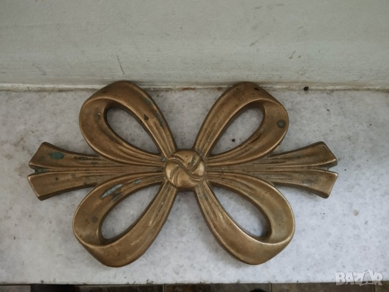 месингова поставка,апликация, снимка 1