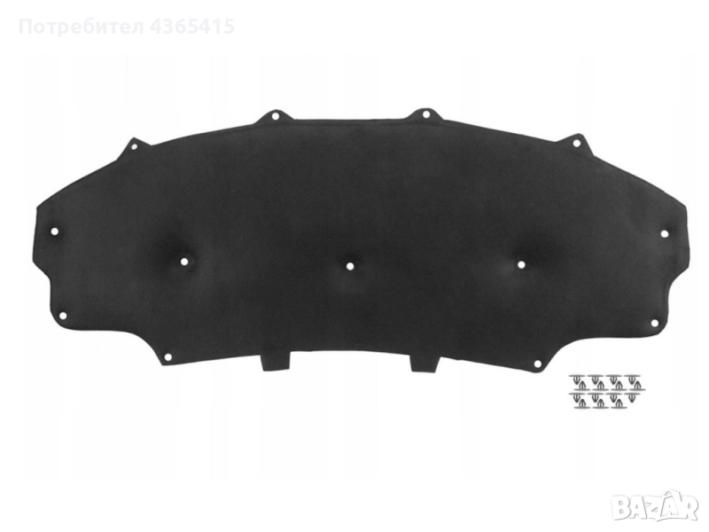 Изолация за преден капак на Mercedes ML W164 (2005-2011) A1646820126, снимка 1