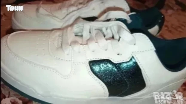 ONLY Оригинал Нови Кожени Дамски Маратонки 40 , снимка 1