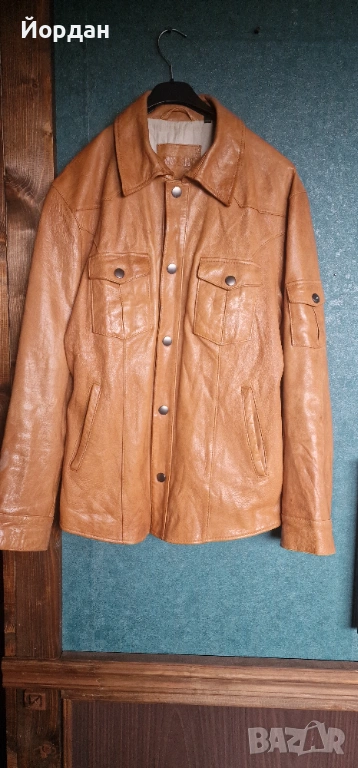 Мъжко кожено яке – MURANO. размер – L, снимка 1