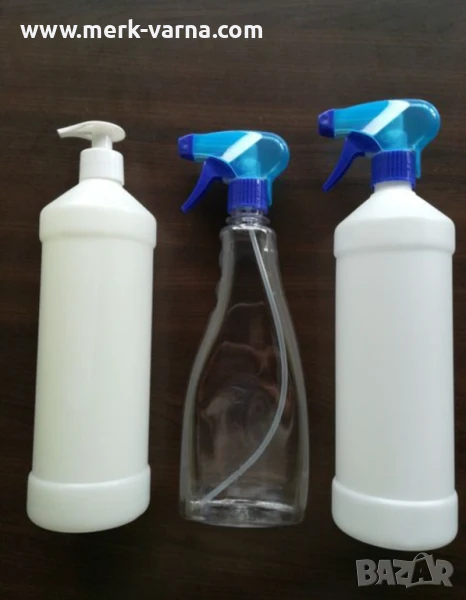 Бутилка с помпа или тригер - пръскалка (пулвелизатор), снимка 1