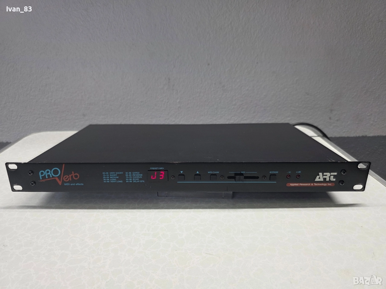 ART Pro verb Midi and effects sistem , снимка 1