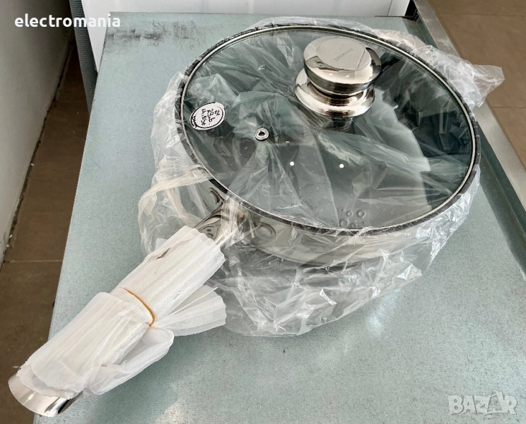 дълбок тиган с капак/мраморно покритие Bohmann BH-71241-24T, снимка 1