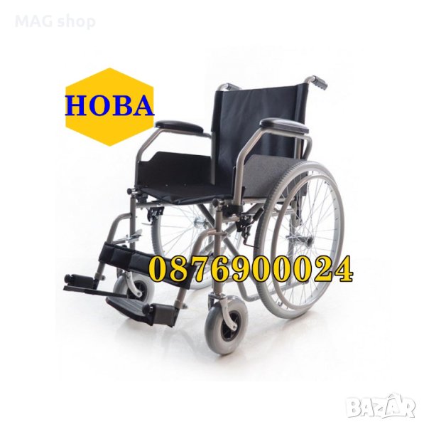 ПРОМО! Сгъваема Инвалидна Количка Рингова Чисто нова, снимка 1