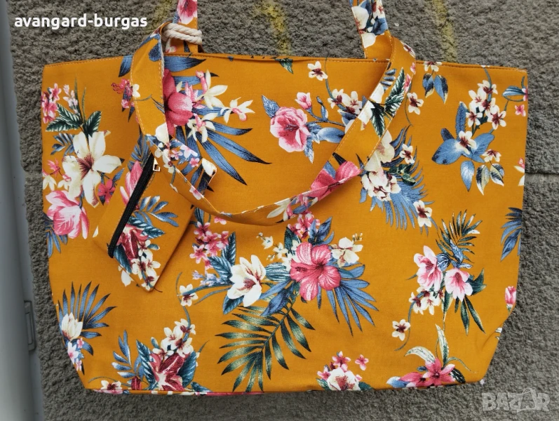 Плажна чанта, голяма чанта за плаж -214, снимка 1