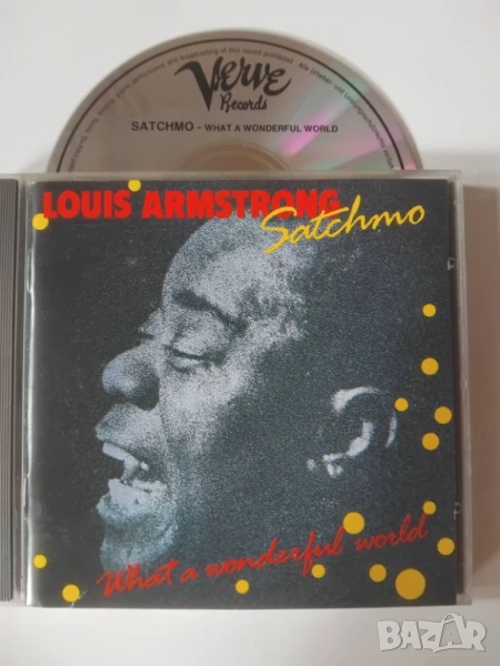 Louis Armstrong – Satchmo - What A Wonderful World - оригинален диск JAZZ музика, снимка 1