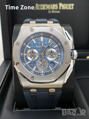 Audemars Piguet Royal Oak Offshore Chronograph 43mm Steel Black Ceramic Bezel Различни Варианти, снимка 12 - Мъжки - 52998471