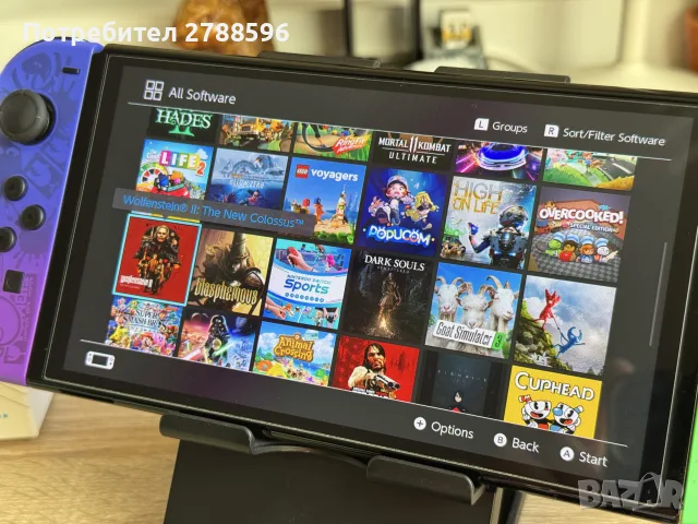 Nintendo switch oled 512gb хакнат, снимка 2 - Nintendo конзоли - 56164042