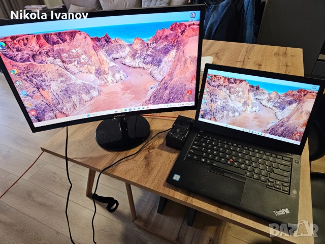 Lenovo ThinkPad Ultra Docking Station 40AJ за T480, T580, T590, T495, L480, P43s P52s P53s и други, снимка 6 - Лаптоп аксесоари - 53667965