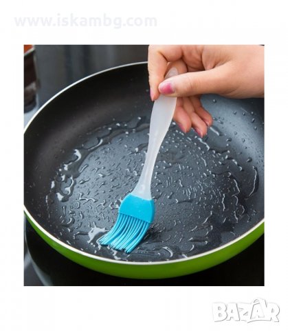 КУХНЕНСКИ КОМПЛЕКТ СИЛИКОНОВА ШПАТУЛА И ЧЕТКА - код 1740, снимка 4 - Прибори за хранене, готвене и сервиране - 33987437