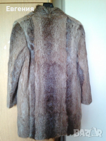 Кожено палто от нутрия, снимка 3 - Палта, манта - 52244210