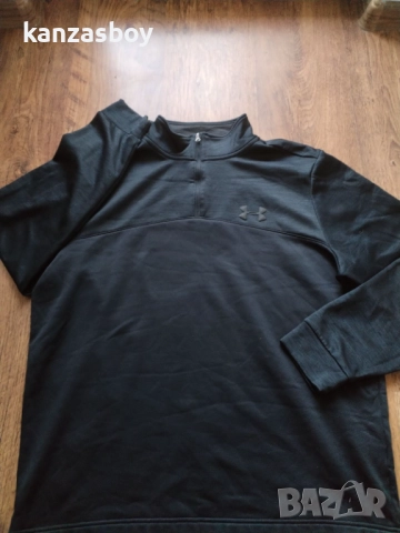 Under Armour UA Storm Armour Fleece® ¼ Zip - страхотна мъжка блуза КАТО НОВА Л, снимка 5 - Блузи - 52552970