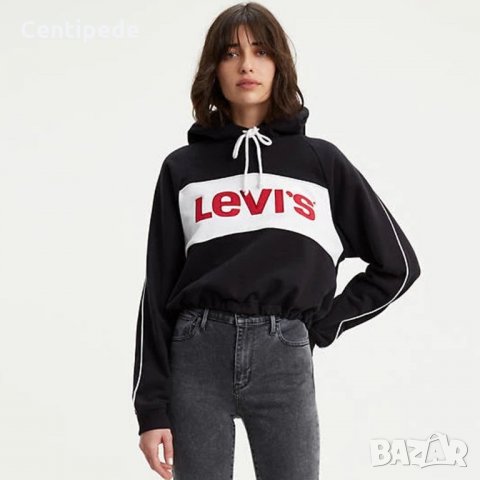 Кроп худи Levi’s , оригинален!!!, снимка 2 - Суичъри - 35770990