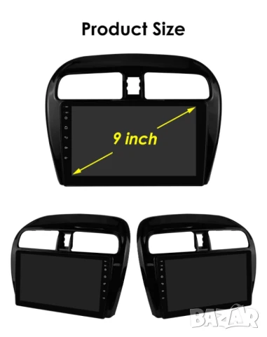 Мултимедия за Mitsubishi, Mirage, Attrage, Space Star, Dodge Attitude, Навигация, с Android, Андроид, снимка 12 - Аксесоари и консумативи - 51274019