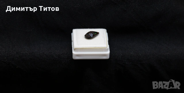 1.45кт Натурален Черен Опал, снимка 8 - Колиета, медальони, синджири - 53738142