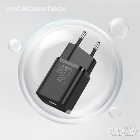 Бързо зарядно BASEUS Type-C 30W Fast charge, снимка 9 - Оригинални зарядни - 35875206