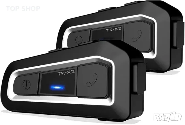 TK-X2 Мотоциклетна каска Интерком Bluetooth слушалка, снимка 5 - Bluetooth слушалки - 48737847