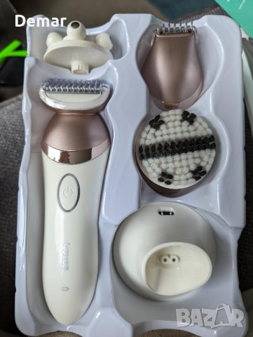 VOYOR Дамски тример за жени Бикини самобръсначка 4в1 Безжична, снимка 8 - Тримери - 41971614