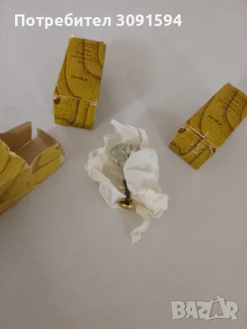 Три винтидж дръжки ,за шкафове , чекмеджета от кристално стъкло от ,произведени във Ленинград 1975г., снимка 5 - Други ценни предмети - 49707389