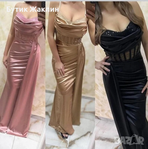Дамска елегантна  рокля , снимка 2 - Рокли - 53421039
