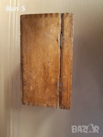 Рисувана дървена кутия за стар будилник - Царство България, снимка 4 - Антикварни и старинни предмети - 52344638