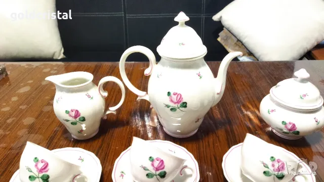 старинен немски фин порцелан чаши за кафе, снимка 6 - Антикварни и старинни предмети - 50180183