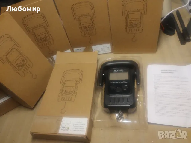 Везна за багаж 110lb/50kg Везна за багаж с LCD дисплей с подсветка, висяща везна с дръжка

, снимка 2 - Везни - 48343912