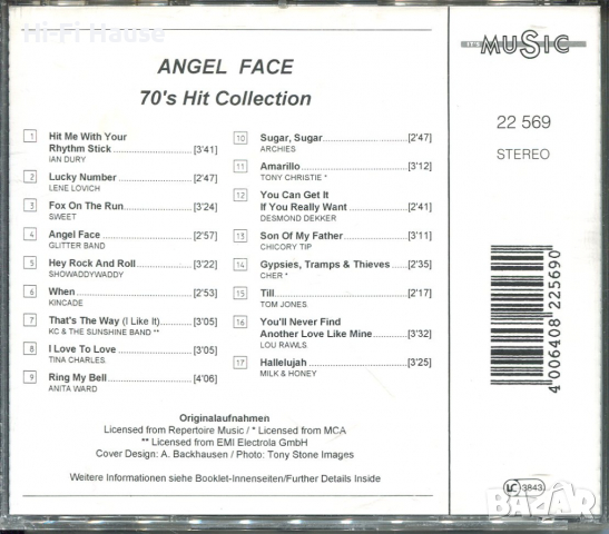 Angel Face 70 Hits Collection, снимка 2 - CD дискове - 36241601