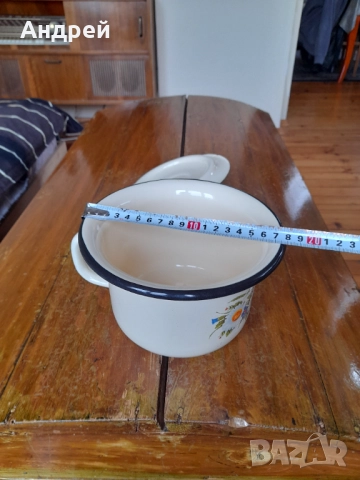 Старо емайлирано гърне,Цокало, снимка 7 - Други ценни предмети - 52226692